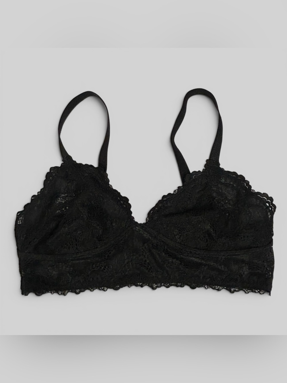 Intimately Free People Black Lace Bralette NWT Size Small Romantic Boho Lingerie - Picture 2 of 7